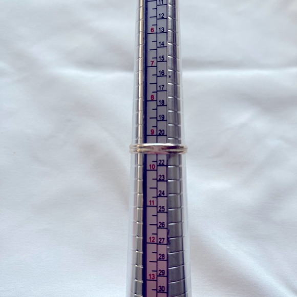 Cats Eye Faceted Genuine Gemstone Teardrop Ring - Picture 5 of 5